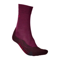 Falke TK2 EXPLORE WOOL Damen Wandersocken BURGUNDY