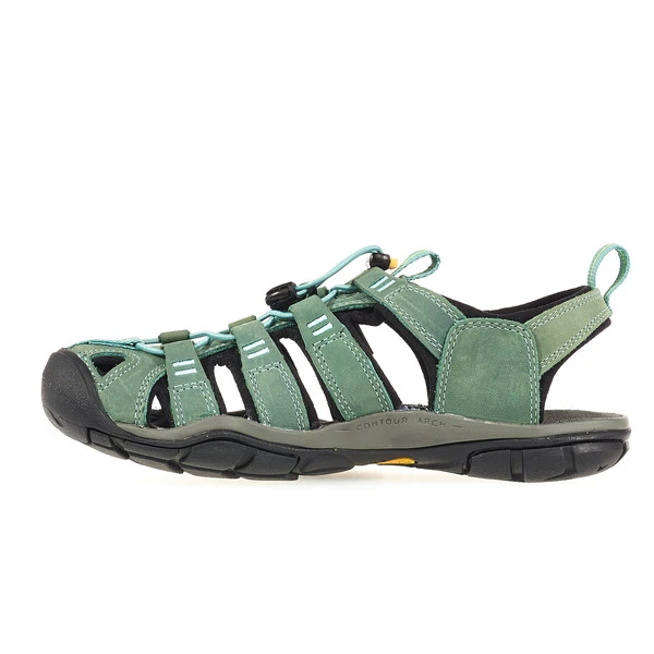 Keen CLEARWATER CNX LEATHER W Damen Outdoor Sandalen MINERAL BLUE/YELLOW 5 Keen CLEARWATER CNX LEATHER W Damen Outdoor Sandalen MINERAL BLUE/YELLOW – Bild 3