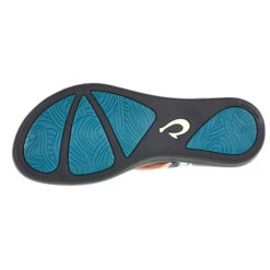 Olukai HO' OPIO Damen Outdoor Sandalen TEAL CORAL/BLACK -Outdoor Ausrüstung Geschäft 314900006 c hoopio olukai 1