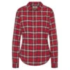 FJÄLLRÄVEN Fjällräven ÖVIK FLANNEL SHIRT W Damen Outdoor Bluse DEEP RED -Outdoor Ausrüstung Geschäft 5637658481 a oevik flannel shirt w fjaellraeven 24
