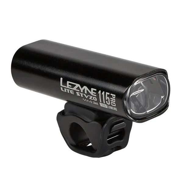 Lezyne LITE DRIVE PRO 115 STVZO WEIßES LICHT, Y13 Fahrradbeleuchtung SCHWARZ-GLÄNZEND