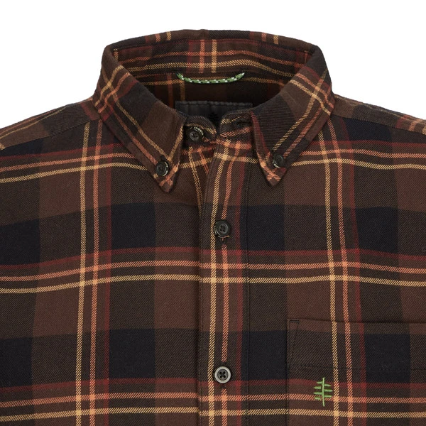 Royal Robbins LIEBACK ORGANIC COTTON FLANNEL L/S Herren Outdoor Hemd JAVA TIMBER COVE PLD – Bild 4