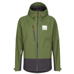 Jack Wolfskin EAGLE PEAK 2L JKT M Herren Regenjacke GREENWOOD