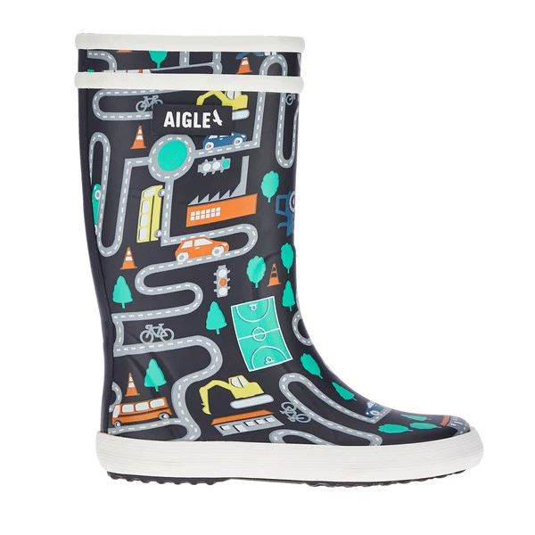 Aigle LOLLY POP PLAY2 Kinder Gummistiefel TRAFFIC 3 Aigle LOLLY POP PLAY2 Kinder Gummistiefel TRAFFIC