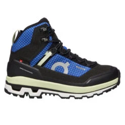 On CLOUDALPINE WATERPROOF Damen Wanderstiefel COBALT/LIMELIGHT