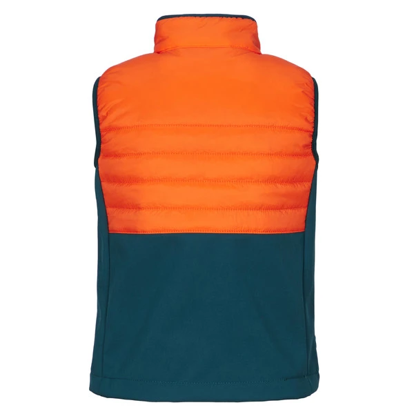 Kamik HOLLIS Kinder Softshellweste MANDARIN/ATLANTIC 4 Kamik HOLLIS Kinder Softshellweste MANDARIN/ATLANTIC – Bild 2
