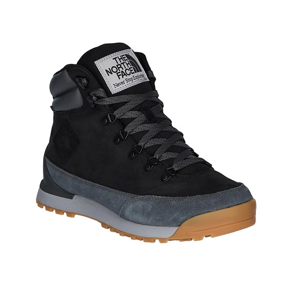 The North Face M BACK-TO-BERKELEY IV LEATHER WP Herren Freizeitstiefel TNF BLACK/ASPHALT GREY – Bild 2