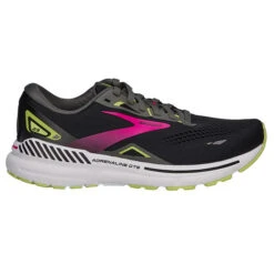 Brooks ADRENALINE GTS 23 Damen Laufschuhe BLACK/GUNMETAL/SHARP GREEN