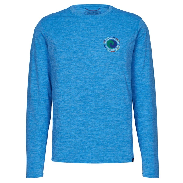 Patagonia M' S L/S CAP COOL DAILY GRAPHIC SHIRT Herren Langarmshirt UNITY FITZ: VESSEL BLUE X-DYE