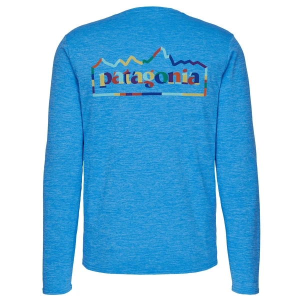 Patagonia M' S L/S CAP COOL DAILY GRAPHIC SHIRT Herren Langarmshirt UNITY FITZ: VESSEL BLUE X-DYE – Bild 2