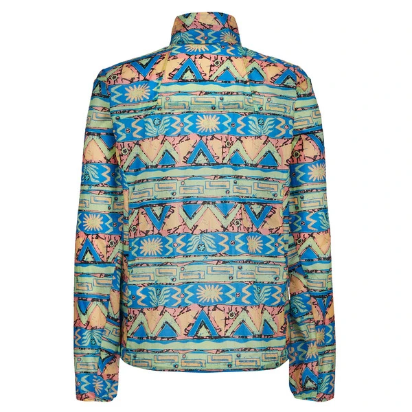 Patagonia W' S HOUDINI STASH 1/2 ZIP P/O Damen Windbreaker HIGH HOPES GEO: SALAMANDER GRE – Bild 2