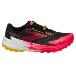 Brooks CATAMOUNT 3 Damen Trailrunningschuhe BLACK/DIVA PINK/LEMON CHROME